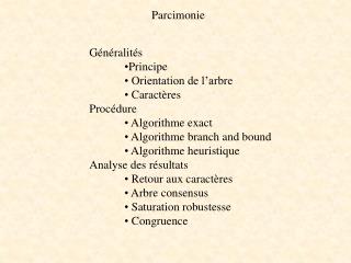 Parcimonie