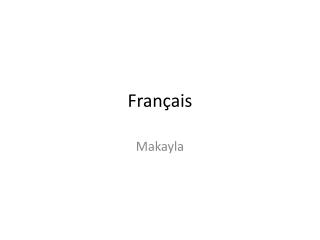 Français
