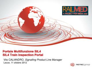 Portale Multifunzione SIL4 SIL4 Train Inspection Portal