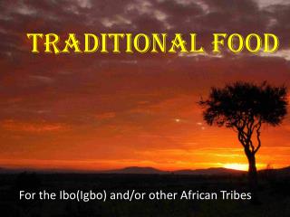 Traditional Food