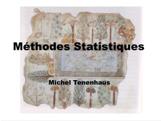 Méthodes Statistiques