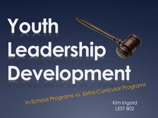 Youth Leadership Development