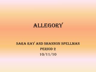 Allegory