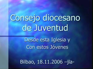 Consejo diocesano de Juventud