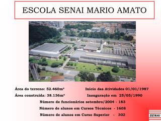 ESCOLA SENAI MARIO AMATO