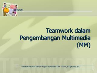 Teamwork dalam Pengembangan Multimedia (MM)