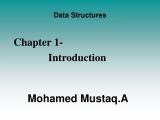 Data Structures