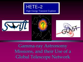 Gamma-ray Astronomy Missions, and their Use of a Global Telescope Network