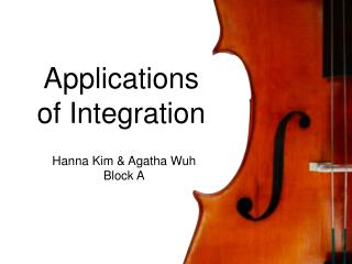 Applications of Integration