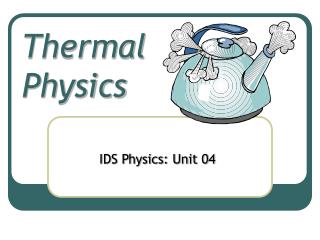 Thermal Physics