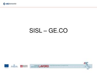 SISL – GE.CO