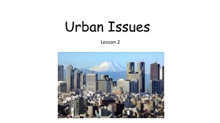 Urban Issues