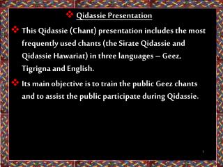 Qidassie Presentation