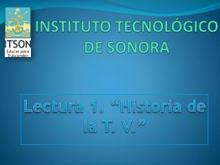 INSTITUTO TECNOLÓGICO DE SONORA