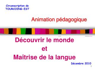 Animation pédagogique