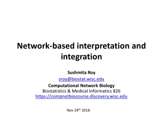 Network-based interpretation and integration