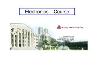 Electronics – Course