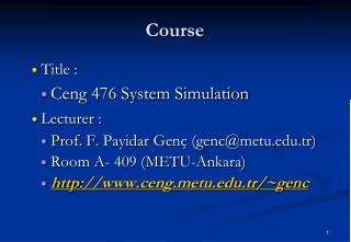 Course