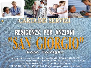 RESIDENZA PER ANZIANI