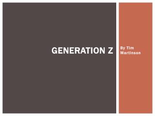 Generation Z