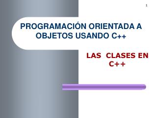 LAS CLASES EN C++