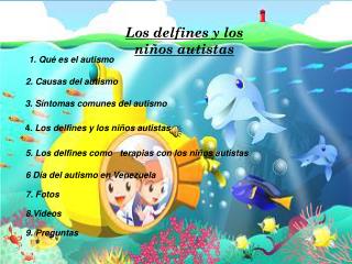 Los delfines y los niños autistas