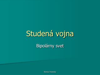 Studená vojna