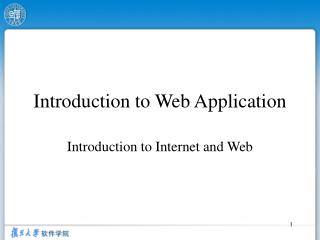 Introduction to Web Application