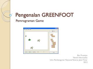 Pengenalan GREENFOOT