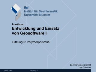 Sitzung 5: Polymorphismus