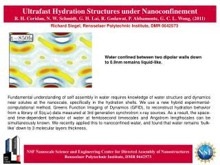 Ultrafast Hydration Structures under Nanoconfinement