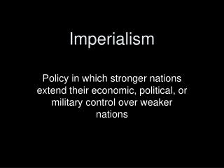 Imperialism