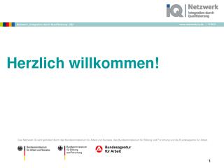 Herzlich willkommen!