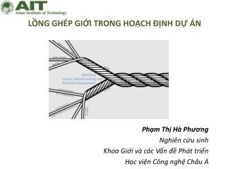 LỒNG GHÉP GIỚI TRONG HOẠCH ĐỊNH DỰ ÁN