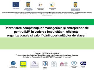 SCOALA ROMANA DE AFACERI FILIALA GALATI