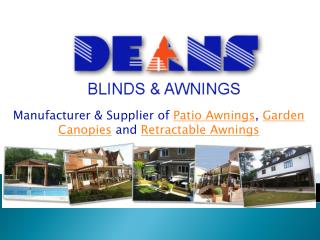 Patio Awnings And Awnings Of Various Types