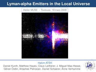 Lyman-alpha Emitters in the Local Universe
