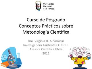 Curso de Posgrado Conceptos Prácticos sobre Metodología Científica