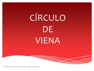 CÍRCULO DE VIENA