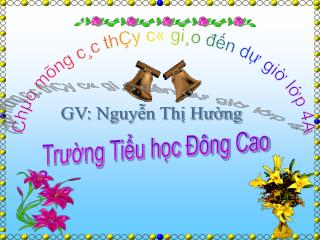 Trường Tiểu học Đông Cao