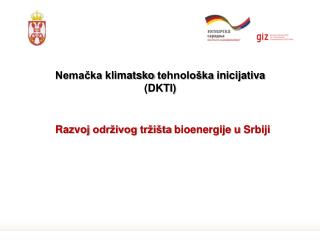 Razvoj održivog tržišta bioenergije u Srbiji