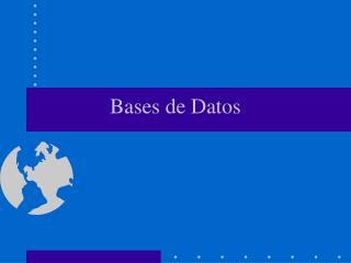 Bases de Datos