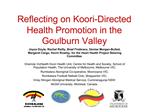 Reflecting on Koori-Directed Health Promotion in the Goulburn Valley