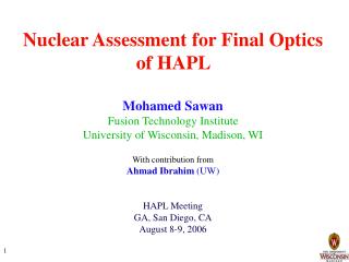 Target yield 				367.1 MJ Rep Rate 				5 Hz Fusion power 1836 MW