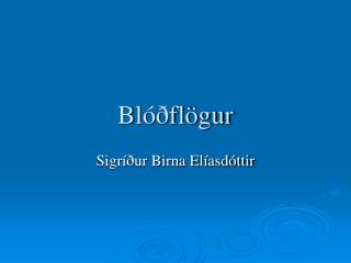 Blóðflögur