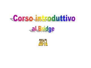 Corso introduttivo