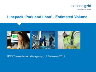 Linepack ‘Park and Loan’ - Estimated Volume