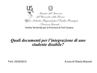 Quali documenti per l’integrazione di uno studente disabile?