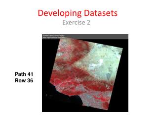 Developing Datasets