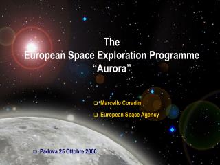 The European Space Exploration Programme “Aurora”